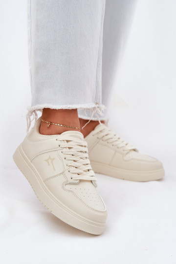 Sneakers Stilvollllschuhe Feminin Big Star RR274A243 HI-POLY SYSTEM Beige 2