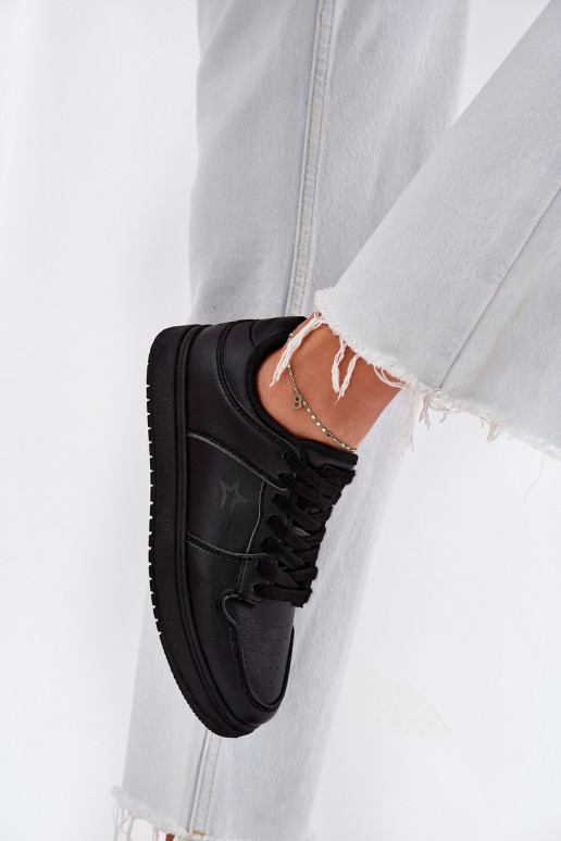 Sneakers Stilvollllschuhe Feminin Big Star RR274A242 HI-POLY SYSTEM schZuarze Farbe