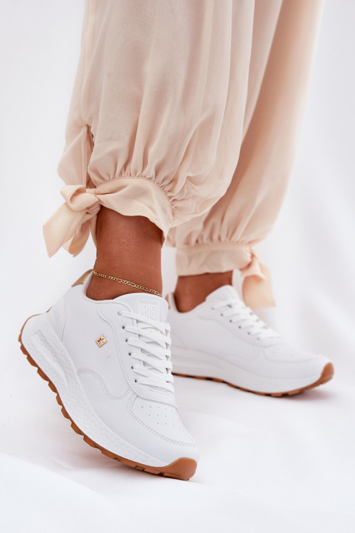 Sportliche Schuhe Damen Big Star RR274629 HI-POLY SYSTEM in Weiß