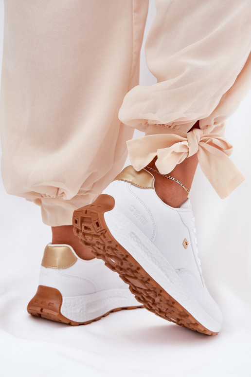 Sportliche Schuhe Damen Big Star RR274629 HI-POLY SYSTEM in Weiß