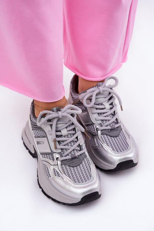 Damen graue Sportschuhe Big Star RR274A193 Damen graue Sportschuhe Big Star RR274A193