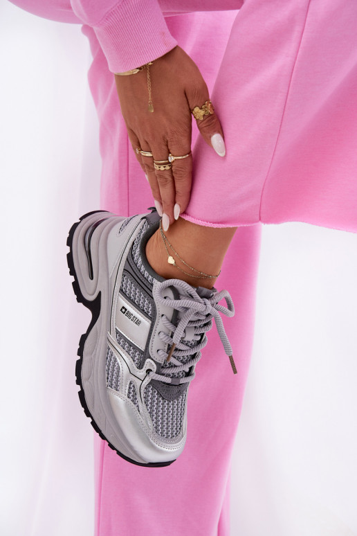 Damen graue Sportschuhe Big Star RR274A193 Damen graue Sportschuhe Big Star RR274A193