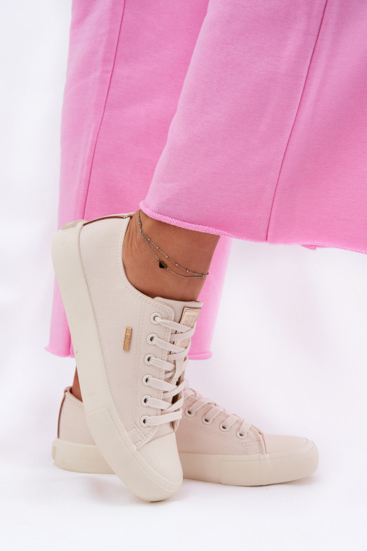 Damen sandfarbene Freizeitschuhe Big Star RR274768 Damen sandfarbene Freizeitschuhe Big Star RR274768