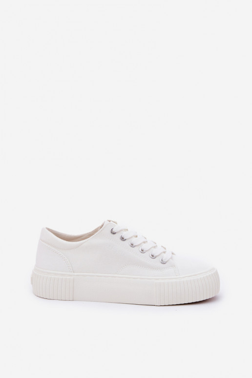 Damen weiße Freizeitschuhe Big Star RR274405 Damen weiße Freizeitschuhe Big Star RR274405