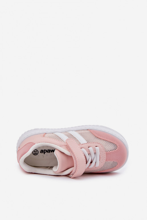 Sneakers Stilvollllschuhe Kindisch mit Klebeverschlüssen pinke Farbe Sepovia Sneakers Stilvollllschuhe Kindisch mit Klebeverschlüssen pinke Farbe Sepovia