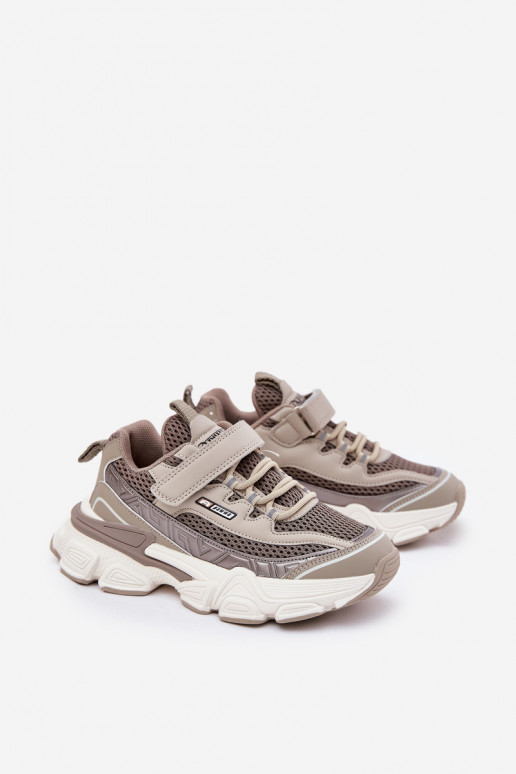 Sneakers Stilvollllschuhe Schuhe Kinder-Sneaker mit Klebeverschlüssen Khaki-Farbe Ronivelle Sneakers Stilvollllschuhe Schuhe Kinder-Sneaker mit Klebeverschlüssen Khaki-Farbe Ronivelle