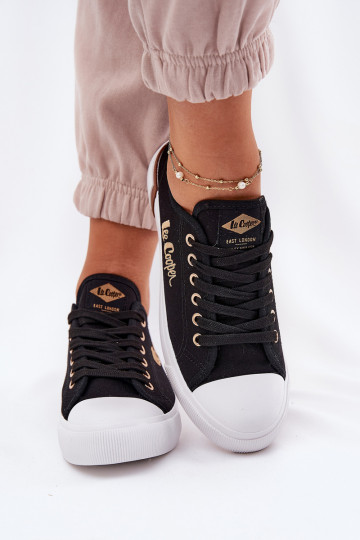 lässige Schuhe  Feminin Lee Cooper LCIN-25-31-3427L schZuarze Farbe 2