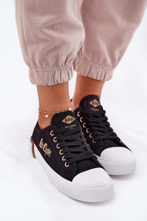 lässige Schuhe  Feminin Lee Cooper LCIN-25-31-3427L schZuarze Farbe