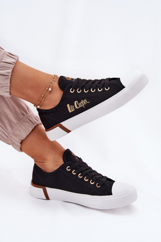 lässige Schuhe  Feminin Lee Cooper LCIN-25-31-3427L schZuarze Farbe