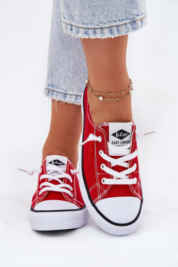  Freizeitschuhe Lee Cooper LCIN-25-02-3298L rote Farbe 2
