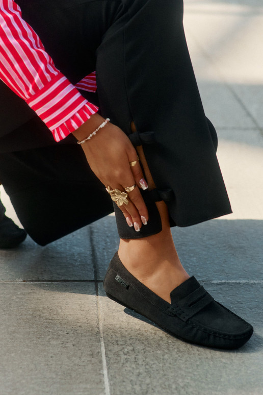 Wildleder-Mokassins Big Star RR274948 in Schwarz