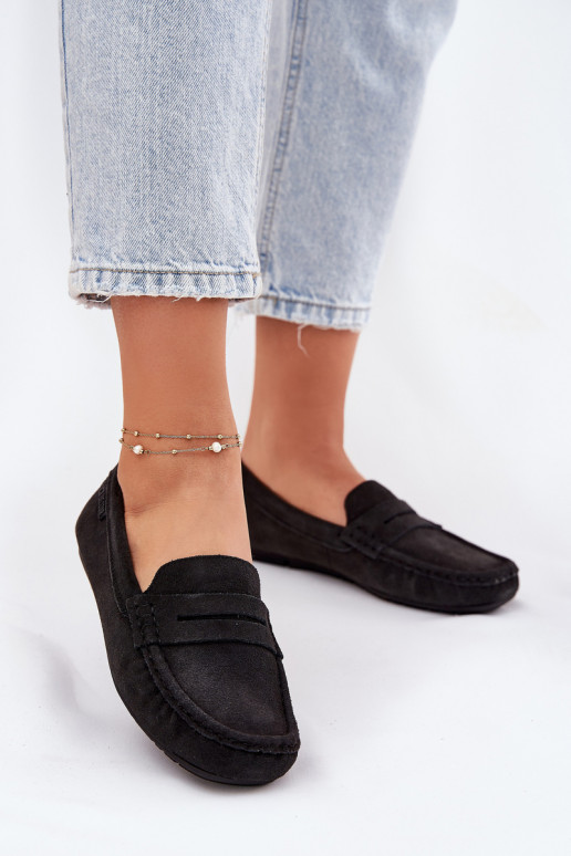 Wildleder-Mokassins Big Star RR274948 in Schwarz