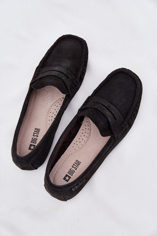 Wildleder-Mokassins Big Star RR274948 in Schwarz