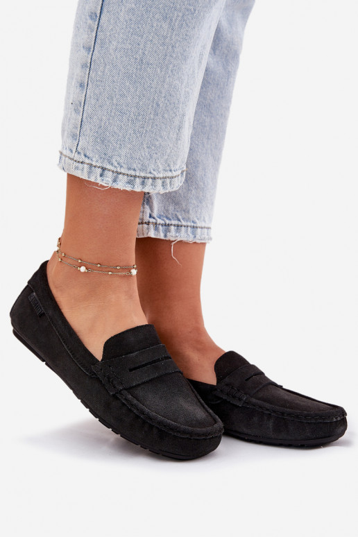 Wildleder-Mokassins Big Star RR274948 in Schwarz