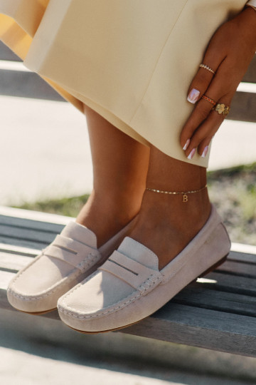 Wildleder-Mokassins Big Star RR274947 in Sandfarbe