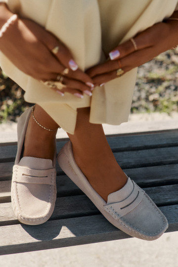 Wildleder-Mokassins Big Star RR274947 in Sandfarbe 2