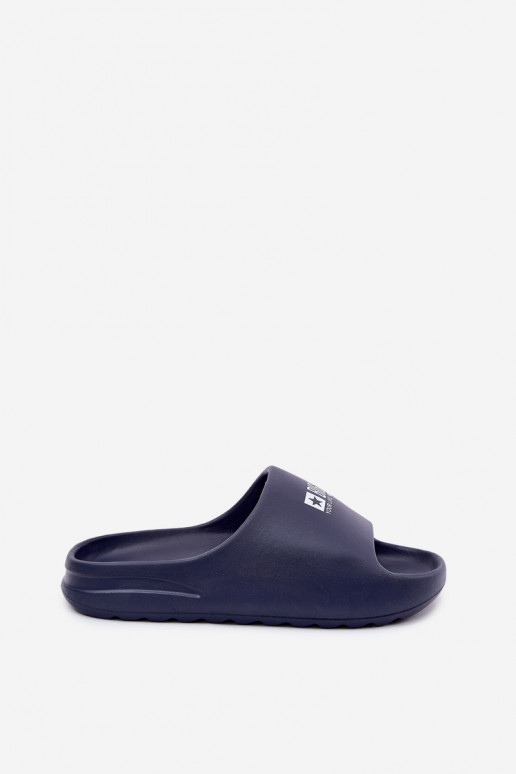 Leichte Hausschuhe Hausschuhe Männlich Z Logo Big Star RR174A014 Dunkelblau