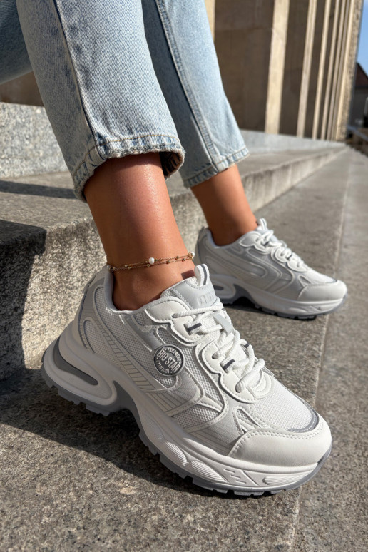 Sneakers Stilvollllschuhe Feminin Big Star RR274A191 Zueiße Farbe Sneakers Stilvollllschuhe Feminin Big Star RR274A191 Zueiße Farbe