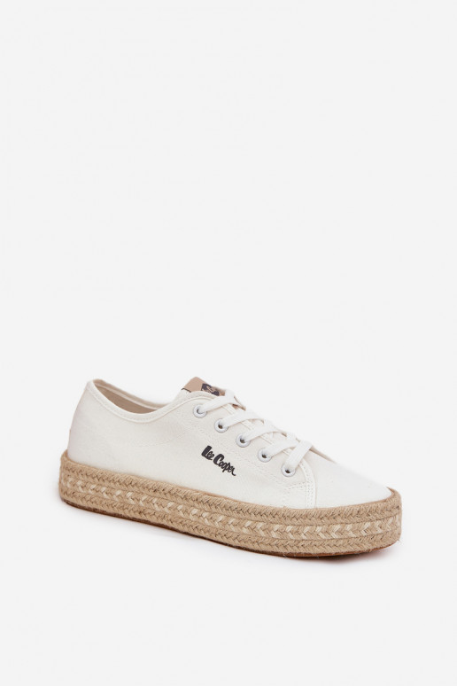 Freizeitschuhe Mit Zopf Lee Cooper LCIN-25-44-3217 Zueiße Farbe