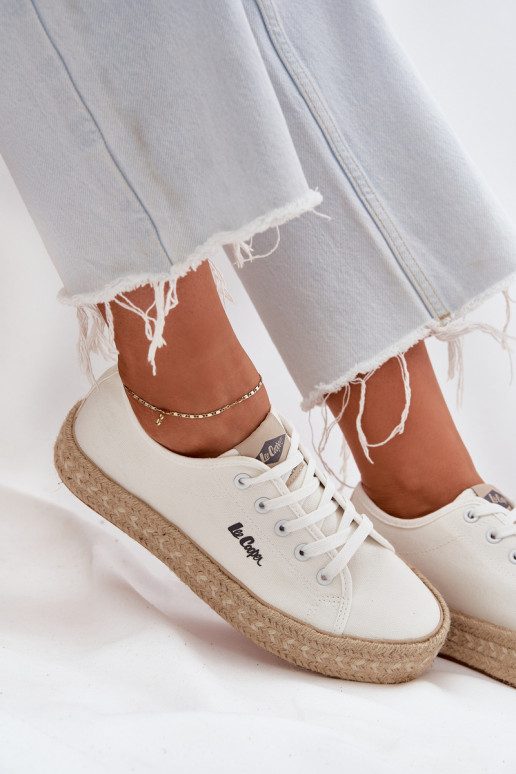 Freizeitschuhe Mit Zopf Lee Cooper LCIN-25-44-3217 Zueiße Farbe