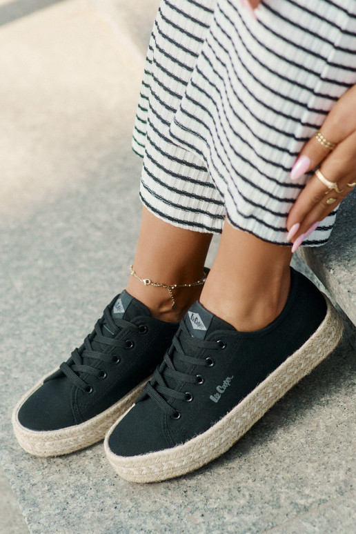 Freizeitschuhe Mit Zopf Lee Cooper LCIN-25-44-3216 schZuarze Farbe Freizeitschuhe Mit Zopf Lee Cooper LCIN-25-44-3216 schZuarze Farbe