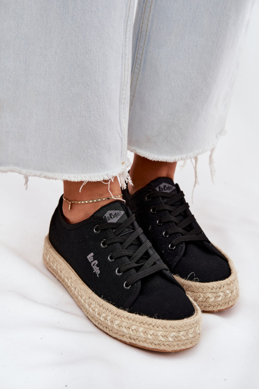 Freizeitschuhe Mit Zopf Lee Cooper LCIN-25-44-3216 schZuarze Farbe Freizeitschuhe Mit Zopf Lee Cooper LCIN-25-44-3216 schZuarze Farbe