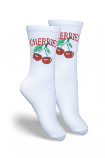 Kindersocken Jugend CHERRIES Zueiße Farbe