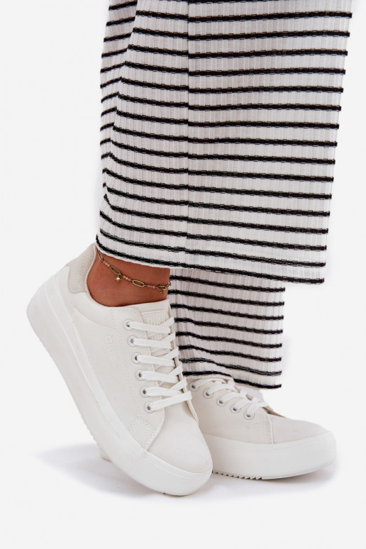  Freizeitschuhe mit einer Plattform Big Star RR274463 Zueiße Farbe