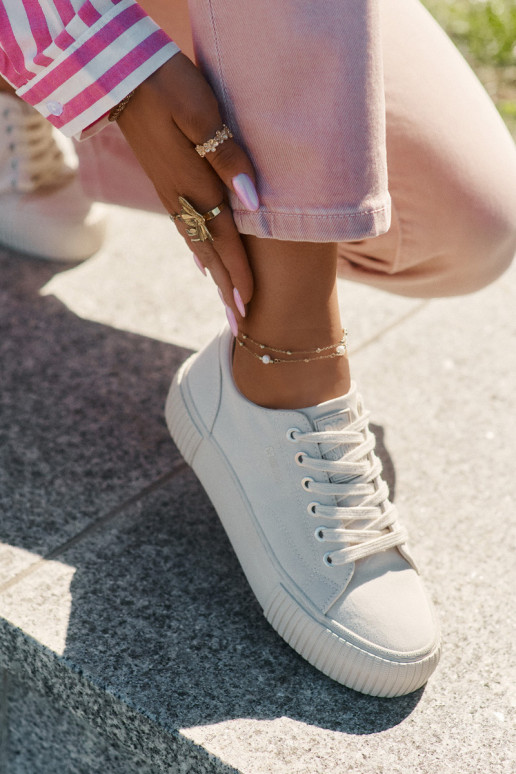  Freizeitschuhe Big Star RR274407 Beige