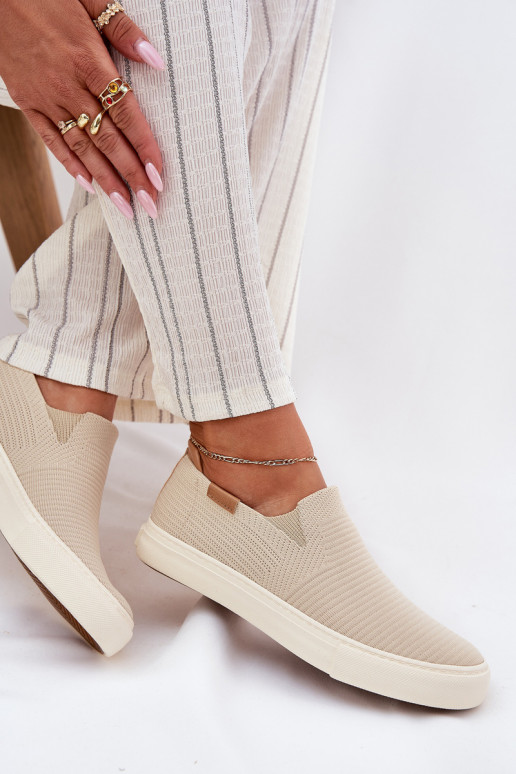 Freizeitschuhe Slip-On Big Star RR274721 Beige