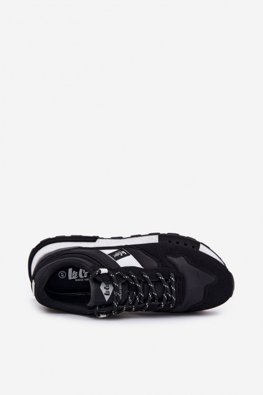 Sneakers Stilvollllschuhe Männlich mit einer Plattform Lee Cooper LCJ-25-03-3378M schZuarze Farbe