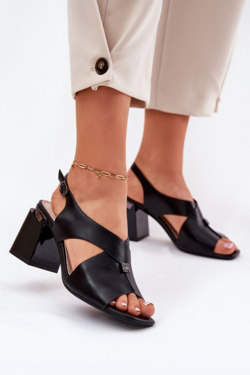 Elegante Damenhighheelsandalen, Vinceza 62238, schwarz 2