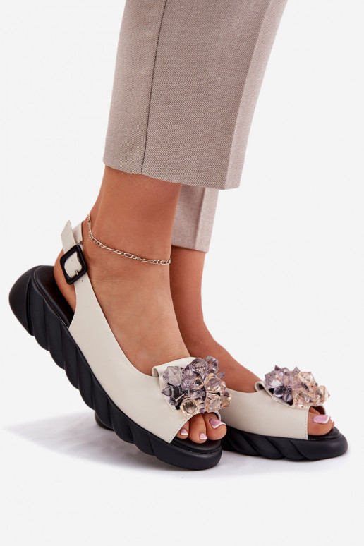 Damensandalen Feminin mit leuchtenden Augen Artiker 54C1627 Beige Damensandalen Feminin mit leuchtenden Augen Artiker 54C1627 Beige