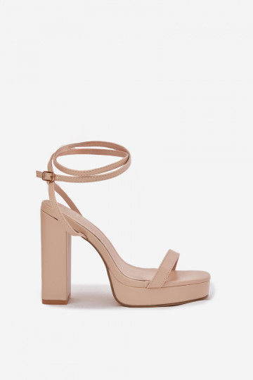 Damensandalen Aufzeichnen Z mit Streifenem Beige Fevenne 2