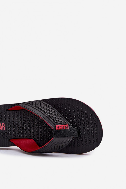 Männlich Hausschuhe Hausschuhe Big Star RR174441 schZuarze Farbe