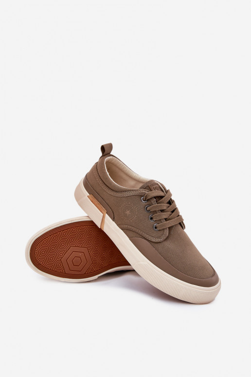  Freizeitschuhe für Herren Big Star RR174064 Khaki-Farbe