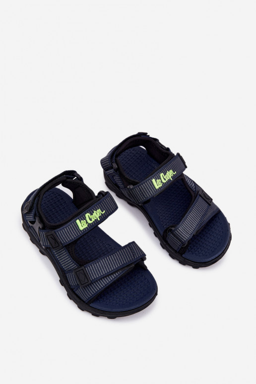 Sandalen für Kinder Lee Cooper LCIN-25-34-3569K Dunkelblau
