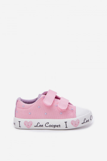 lässige Schuhe Kindisch mit Klebeverschlüssen Lee Cooper LCIN-25-02-3265K pinke Farbe 2