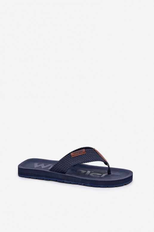 Hausschuhe Hausschuhe Männlich INRANGLER ZANE FLIPFLOP MEN LOIN 20251044.24H Dunkelblau