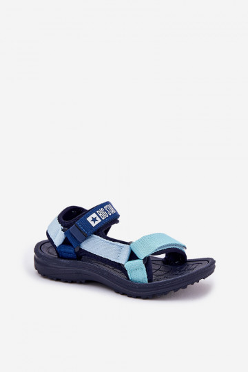 Sandalen Kindisch mit Klebeverschlüssen Big Star RR374520 Dunkelblau