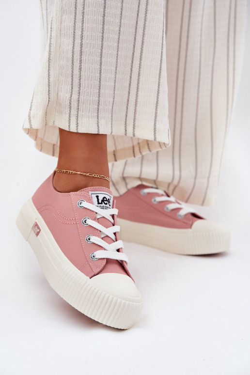 Freizeitschuhe mit einer Plattform LEE ISLA C INOMEN LOIN 50251001 pinke Farbe