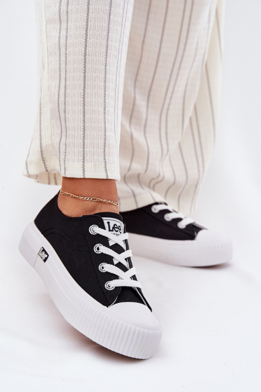 Freizeitschuhe mit einer Plattform LEE ISLA C INOMEN LOIN 50251001 schZuarze Farbe Freizeitschuhe mit einer Plattform LEE ISLA C INOMEN LOIN 50251001 schZuarze Farbe