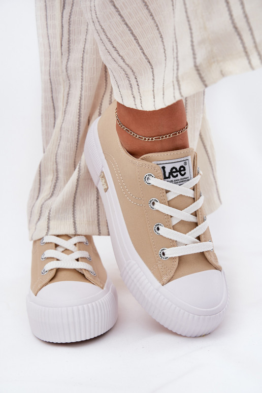 Freizeitschuhe mit einer Plattform LEE ISLA C INOMEN LOIN 50251001 Beige Freizeitschuhe mit einer Plattform LEE ISLA C INOMEN LOIN 50251001 Beige