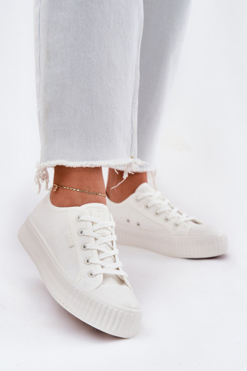 Freizeitschuhe mit einer Plattform Big Star RR274776 Zueiße Farbe 2