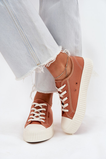 Freizeitschuhe mit einer Plattform Big Star RR274778 orange Farbe 2