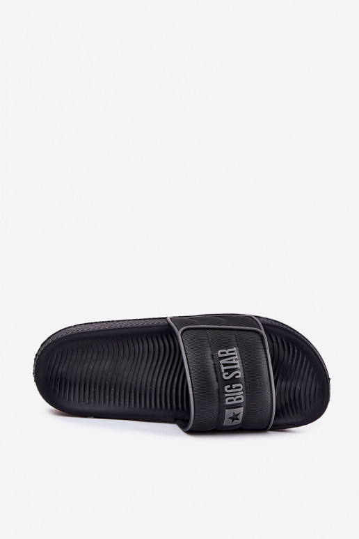 Männlich Hausschuhe Big Star RR174A043 schZuarze Farbe