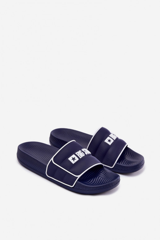 Männlich Hausschuhe Big Star RR174A045 Dunkelblau