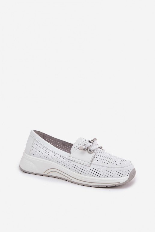 Haut Schuhe Aus Ermöglichtturleder mit einer Plattform Artiker 56C2101 Zueiße Farbe