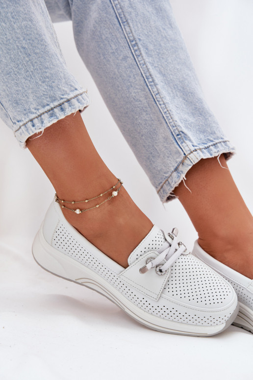 Haut Schuhe Aus Ermöglichtturleder mit einer Plattform Artiker 56C2101 Zueiße Farbe