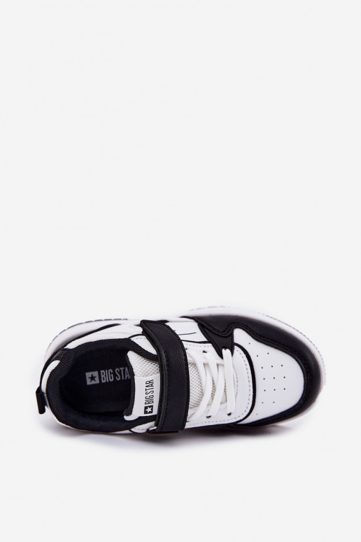  Sneakers Stilvollllschuhe Kindisch Big Star RR374052 INeiß-schZuarze Farbe